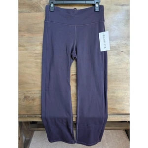 Athleta Altitude Edge Pants Womens M Purple Straight Leg High Waisted Athletic - Picture 1 of 5