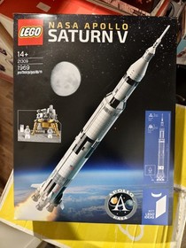 LEGO 21309 Ideas NASA Apollo Saturn V - Brand New Retired Set, box minor damage