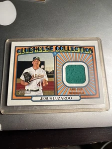 2021 Topps Heritage Clubhouse Collection Relics #CCR-JL Jesus Luzardo Game Used - Picture 1 of 6