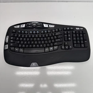 Logitech K350 Wireless Comfort Wave Ergonomische Tastatur OHNE DONGLE - Bild 1 von 11