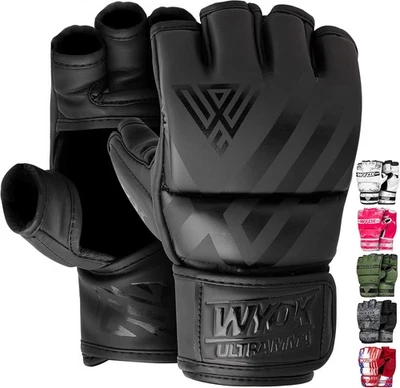 WYOX MMA Boxing Gloves, MMA Sparring Gloves, Muay Thai Gloves for Kickboxing - Image 1 of 4