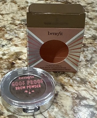 NEW Benefit Goof Proof Brow-Filling Powder 0.06 oz *3 WARM LIGHT BROWN* - Image 1 of 4