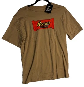 Kids Tee Reese's Candy Graphic T-shirt Sz 16/18 Art Class Brand Tan XXL - Picture 1 of 8