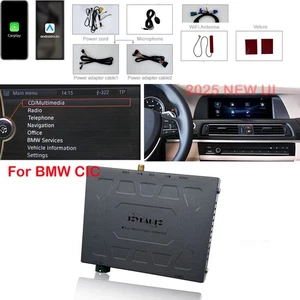 Wireless CarPlay/ Android Auto Kit For BMW CIC Retrofit 2008-2012, 2025 New UI - Picture 1 of 8