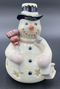 SnowMan TeaLite Halter ~~ So süß ~~ ❄️🎄 - Bild 1 von 5