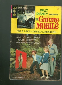 Movie Comics Gold Key The Gnome Mobile VG TOUGH! 1967 Silver Age - Picture 1 of 1