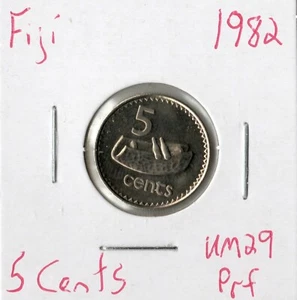 Moneda Fiji 5 Céntimos 1982 KM29 - Imagen 1 de 2