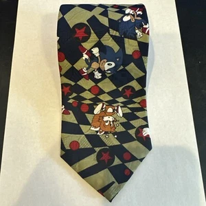 SEGA Sonic the Hedgehog Neck Tie Manhattan Knuckles 57” - Picture 1 of 3