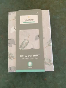 Little Haven Fitted Cot Sheet - Picture 1 of 4
