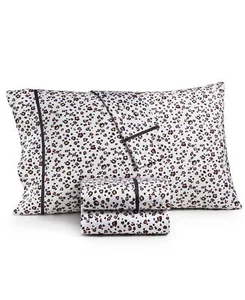 Martha Stewart Collection Novelty Print 250 Thread Count 3 PC Sheet Set - Picture 1 of 3