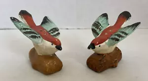 Vintage Set of Bird Salt and Pepper Shakers Japan - Picture 1 of 8