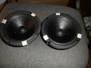4X Gefco X5905 6 1/2" speaker Midrange Woofer NOS Dual Voice Coil Peerless Fried - Picture 1 of 3