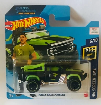 Rally Baja Crawler HW Screen Time 6/10 Fast & Furious Pick Up Car and Hot Wheels - Immagine 1 di 3