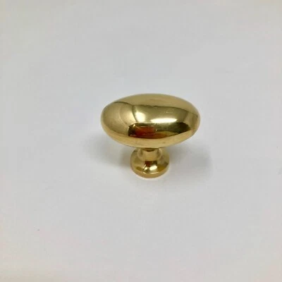 Polished Brass UNLACQUERED Cabinet Knobs and Handles - Image 1 of 2