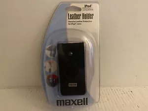 Maxell Cuero Soporte Protector Cuero Genuino para iPod nano - Imagen 1 de 12