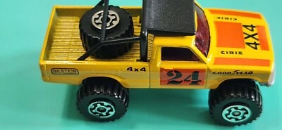 Camión trasero abierto Matchbox - Amarillo - #24 - 1983 - Bilstein - BF Goodrich Toyota Foto 1 de 4