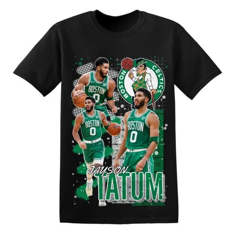 Jayson Tatum Vintage 90s 80s Bootleg Tshirt Player Basketball Unisex  2022 Shirt Cover
