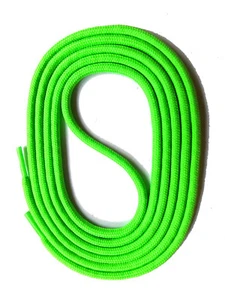 CORDONES DE ZAPATOS SNORS cordones redondos VERDE NEÓN 60-150cm 3mm cordones de botas estables a prueba de lágrimas - Imagen 1 de 4