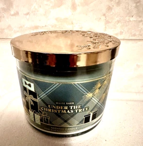 Bath & Body Works UNDER THE CHRISTMAS TREE Candle Large 3 Wick 14.5 oz NEW NOV - Picture 1 of 7