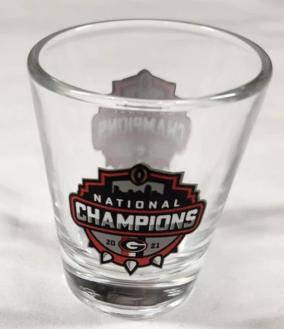 UGA Georgia Bulldogs 2021 NCAA National Champions Shot Glass Cover