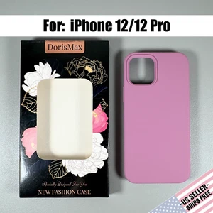 Case designed for iPhone 12/12 PRO: Orchid Purple | Liquid Silicone | Slim Fit - Picture 1 of 14