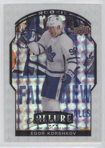 2020-21 Upper Deck Allure Rookie White Diamond /50 Egor Korshkov #85 Rookie RC