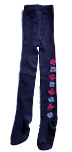 Collant Gymboree Bambina Charm Classe Taglia 2T 3T Blu Fiori Viola Gufo - Foto 1 di 8