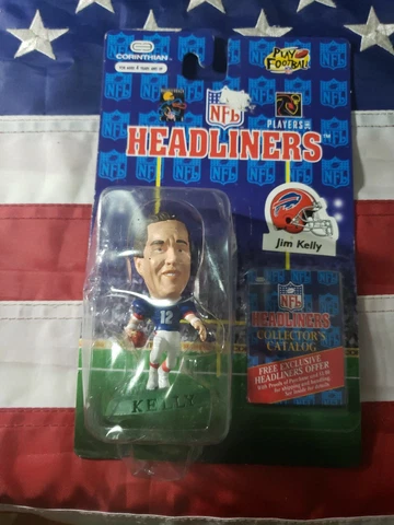 Corinthian Headliners NFL Football Jim Kelly Buffalo Bills 3" Figure Cover