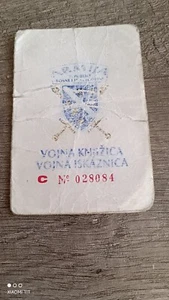 Goldene Lillie Militärheft der Armee Bosnien und Herzegowina - Bild 1 von 2