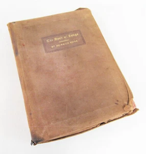 Das Liederbuch von Heinrich Heine - 1905 - Wildledergebunden - Bild 1 von 2