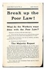THE LABOUR PARTY Break up the Poor Law!: Labour Party Leaflet No. 40  First Edit