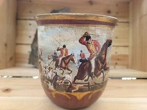 Unique Hunt Horn Scene Mug Stein Rare - Picture 1 of 17