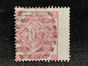 MATT'S STAMPS SCOTT GREAT BRITAIN #49, 3-PENCE ROSE 1867-1880 ISSUE, USED CV$70 - Picture 1 of 3