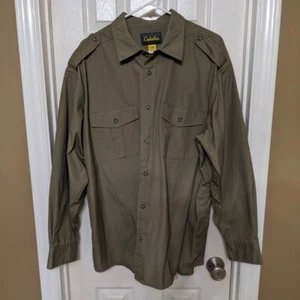 Cabela's Men's XL Safari Series Button Up Outdoors Long Sleeve Shirt - Picture 1 of 8