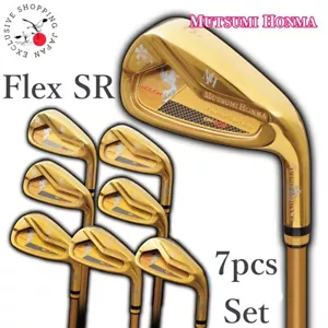 MUTSUMI HONMA Golf Club Phoenix MH608 Steel Iron SR Flex 7pc Set 6-9, AW, SW, PW - Picture 1 of 14