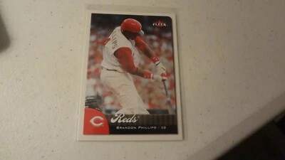 2007 FLEER #252 BRANDON PHILLIPS  BASEBALL CARD - Image 1 of 2