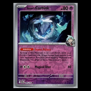Destined Rivals - Steven's Carbink - 086/182 - Reverse Holo - TCG Pokemon Card - Picture 1 of 1