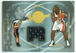 Antawn Jamison Troy Murphy 2001-02 Upper Deck Inspirations SP Jersey RC #118 #ed