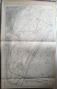 Paris 16 ème - Préfet POUBELLE Très Rare Plan de 1885 - 1/5000 (66,5 x 104,5 cm) - Picture 1 of 4
