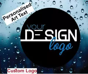 More details for iron on your design logo print round stickers custom logo personalised art text