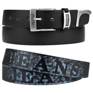 Gürtel Herren Damen Breit 3,8 cm VEN TOMY® Echt PU Neu 4030