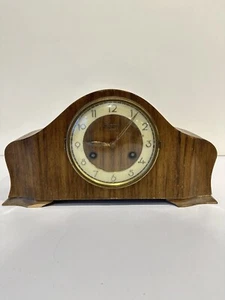 Reloj de madera estilo Art Deco vintage Hermle 8 días 7 joyas - Imagen 1 de 19
