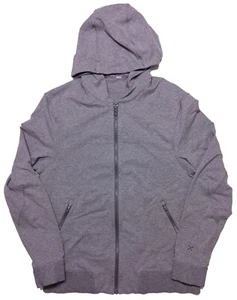 LULULEMON Men's Cross Cut Hoodie Jacket LM4660S Gray Medium M - Picture 1 of 8