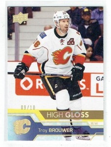 16-17 UD Upper Deck Series Two  Troy Brouwer  /10  High Gloss