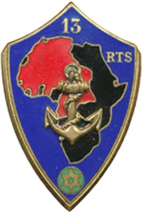 13° Régiment de Tirailleurs Sénégalais,Afrique rouge noire,émail,Drago 650(2084) - Imagen 1 de 2