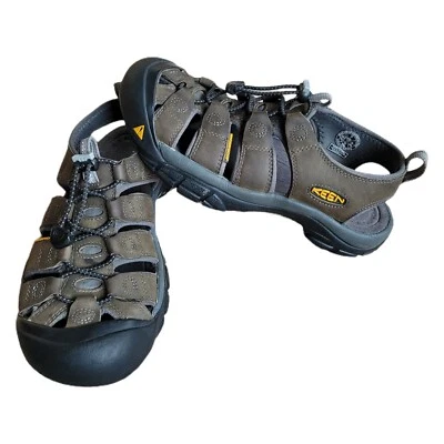 Sandalias Keen Para Hombre Impermeables Bungee Encaje Bloqueo Senderismo Sendero Zapatos Verde Oliva 7 Foto 1 de 4
