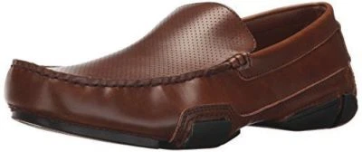 Mocasín de conducción Kenneth Cole To Be Bold para hombre coñac perforado mocasín driver Foto 1 de 4