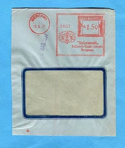 1932 BERGAMO - ITALCEMENTI....(con LOGO) £.1,50 - tariffa 3 PORTI   (251623) - Picture 1 of 1