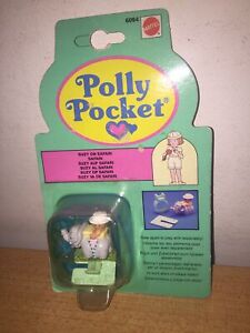 Mattel Polly Pocket RING - SUZY ON SAFARI MOC, 1990