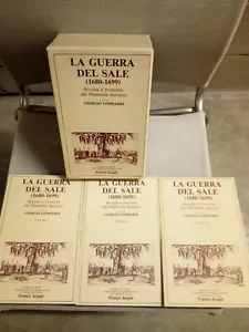 LA GUERRA DEL SALE 1680 1699 RIVOLTE E FRONTIERE DEL PIEMONTE BAROCCO box 3 voll - Foto 1 di 1